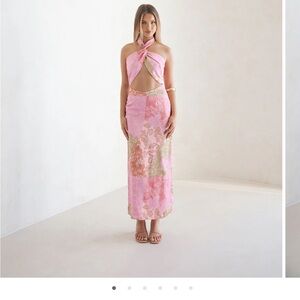 Joelle midi dress - Florent patchwork